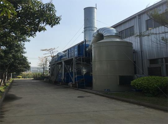 廈門(mén)石川島中駿噴漆廢氣處理